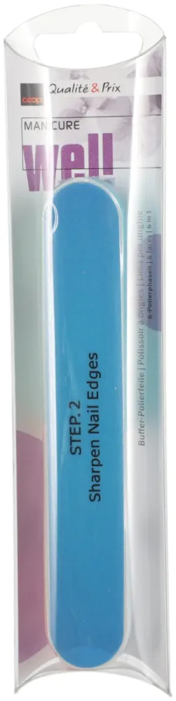 well Nagelfeile & Polierblock 6 Phasen