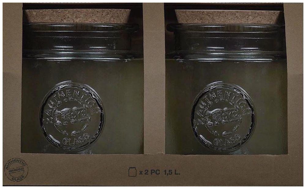 Vorratsglas Set 1.5L 2 teilig