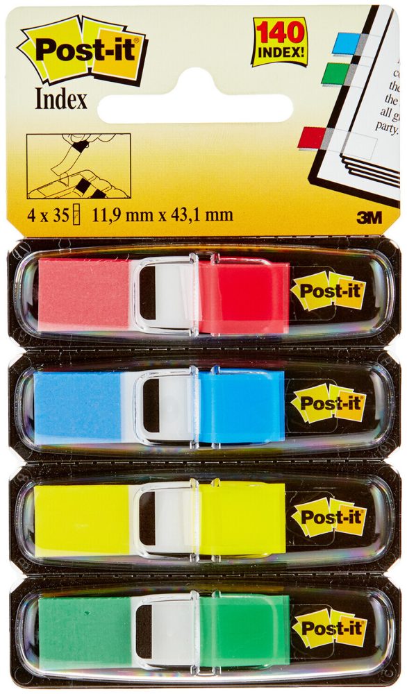 Post-it Index small 4 x 35 Blatt