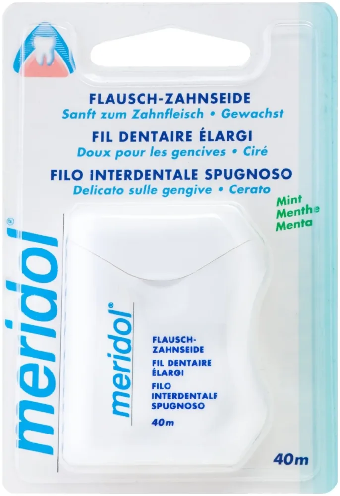 Meridol Flausch-Zahnseide 40m
