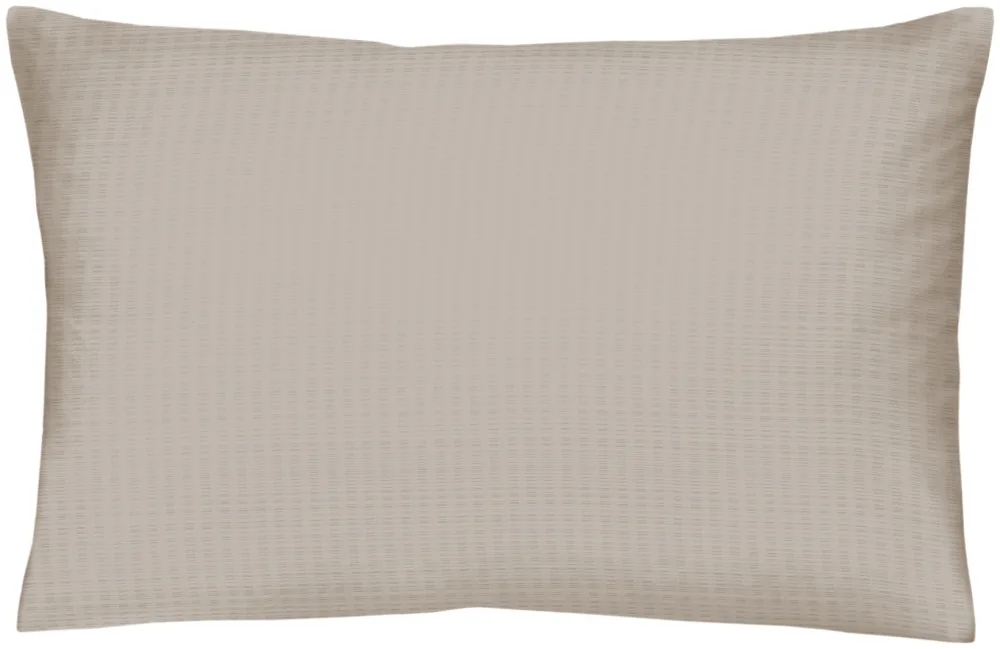 Home Fashion Kopfkissenbezug taupe 65x100 cm