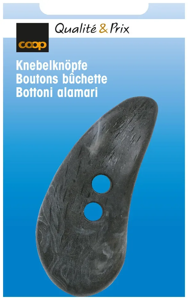 Knebelknopf dunkelgrau 60 mm 1 Stk.