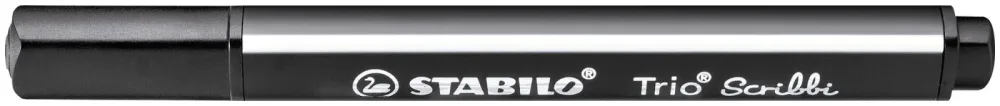 Stabilo Fasermaler Trio Scribbi schwarz