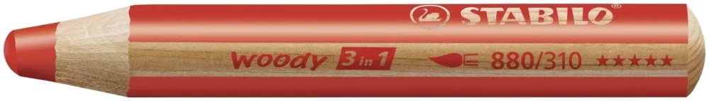 Stabilo Malstift woody 3 in carminrot