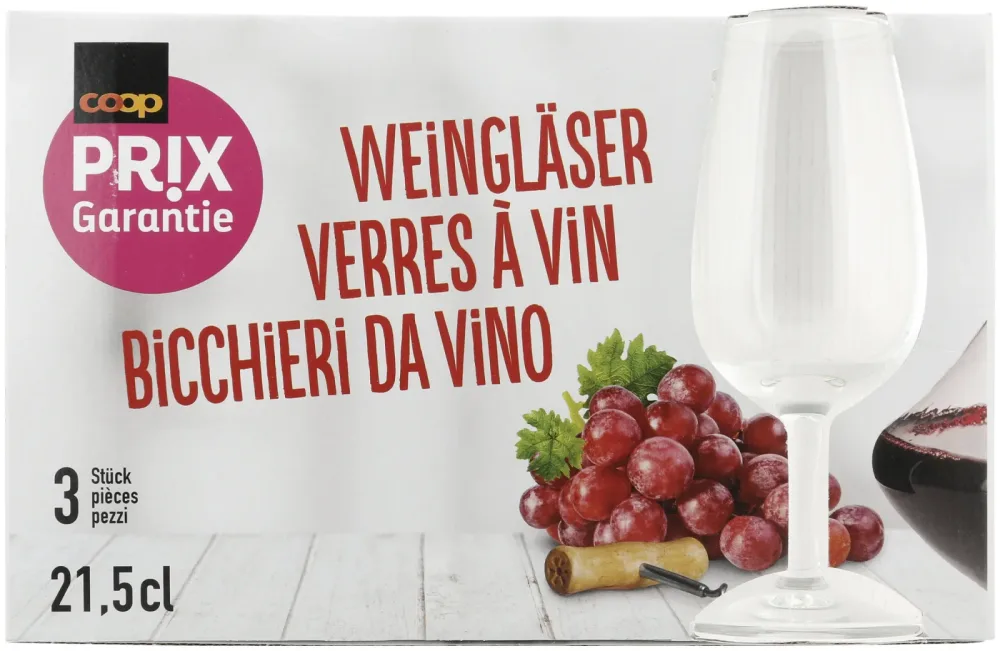 Prix Garantie Weingläser 3 Stück