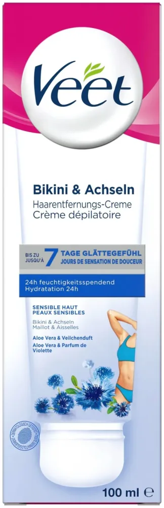 Veet Pure Haarentfernungscreme Bikinizone & Achseln