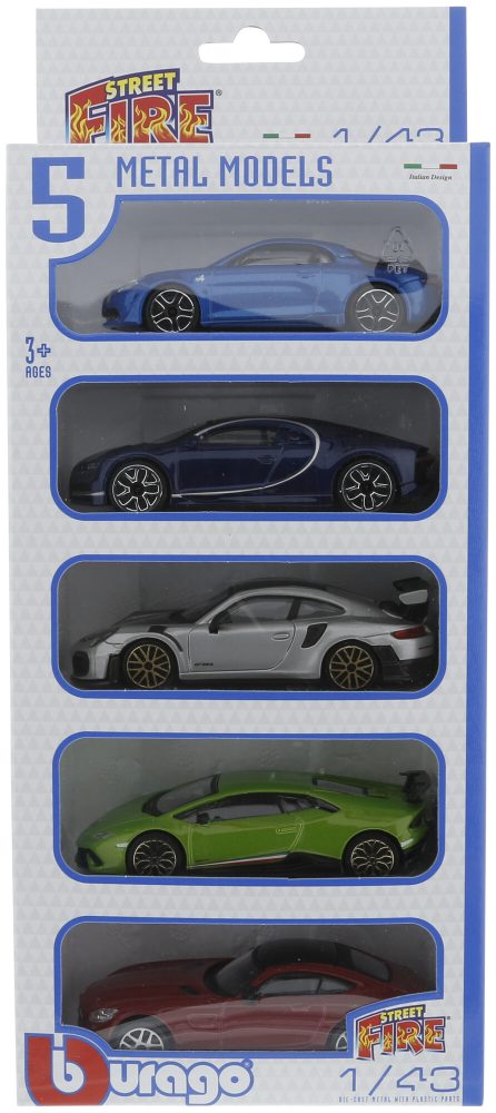 Bburago Burago Street Fire 1/43 5 Stück 3+ Jahre assortiert