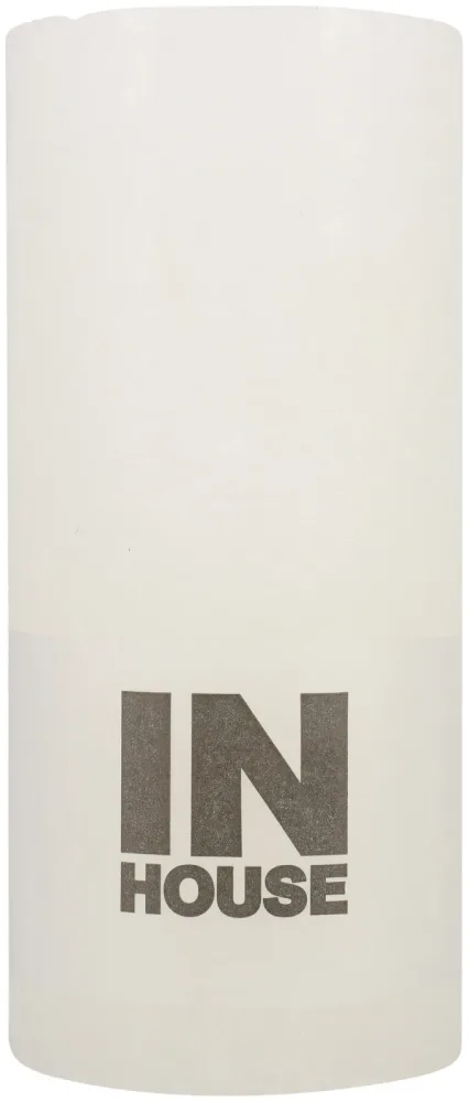 Inhouse Zylinderkerze creme 6.8x15cm
