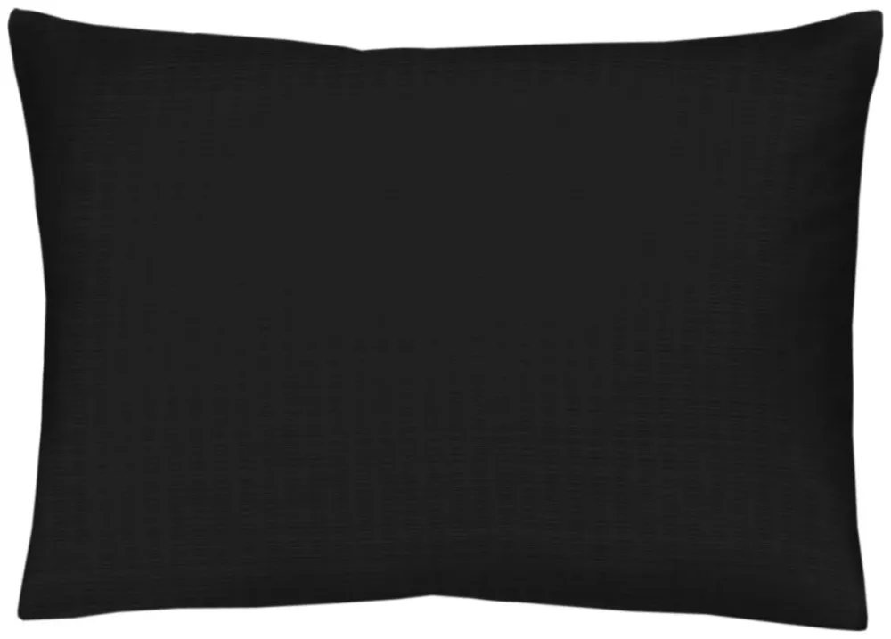 Home Fashion Kopfkissenbezug schwarz 50x70 cm