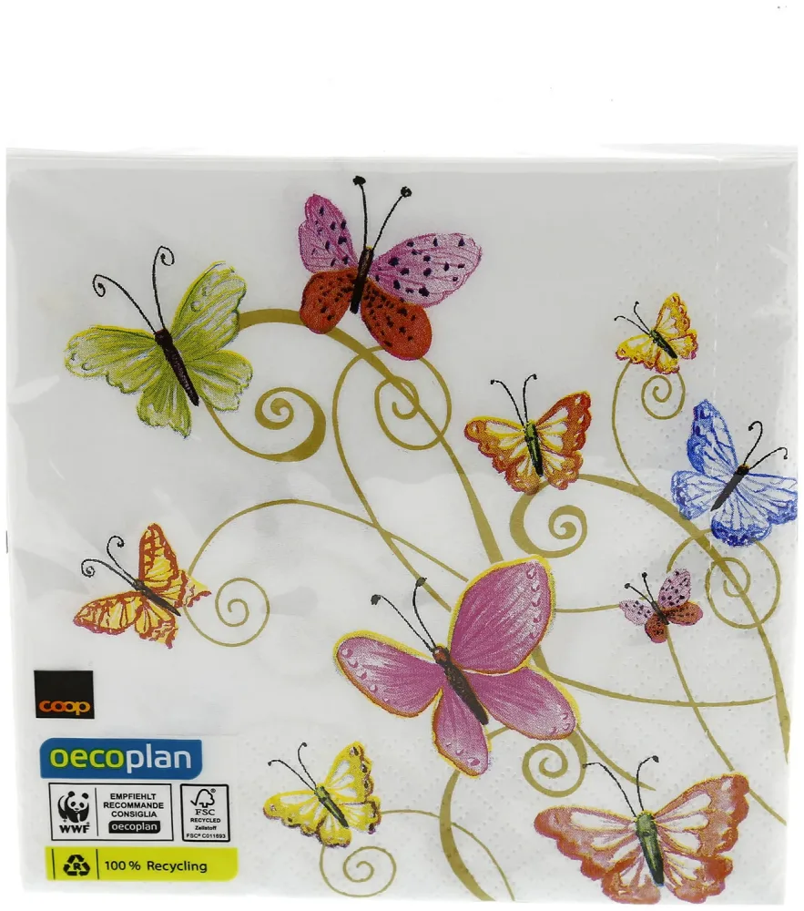 Oecoplan-Servietten Frühling 33cm 20 Stück