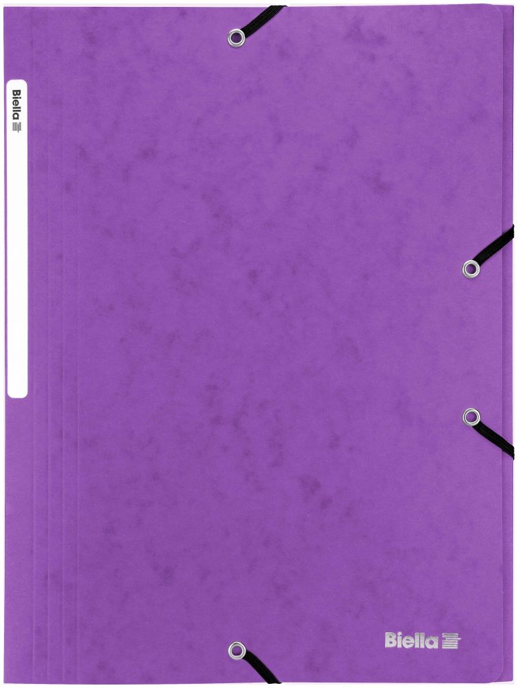 Biella Eckspannmappe A4 Karton violett