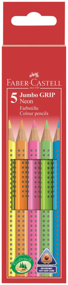 Faber Castell Faber-Castell Farbstift Jumbo (Mehrfarbig, 5 Stück)