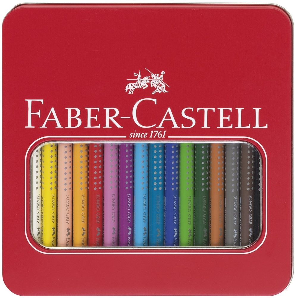 Faber Castell Faber-Castell Farbstift Jumbo Grip (Mehrfarbig, 16 Stück)