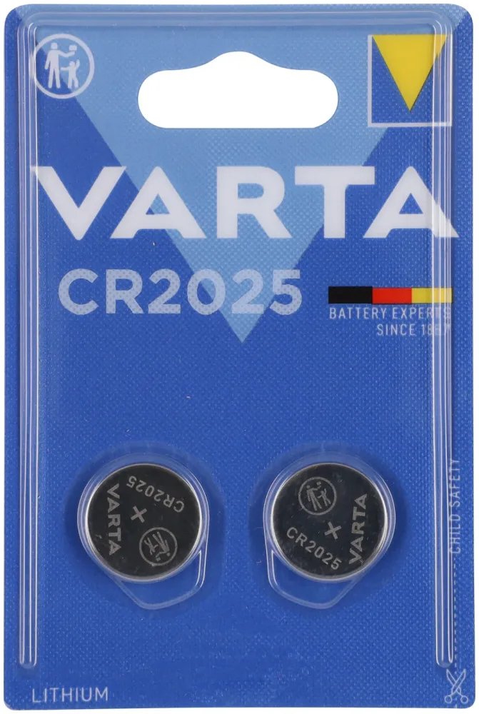 Varta Knopfzellen Cr2025 2 Stück