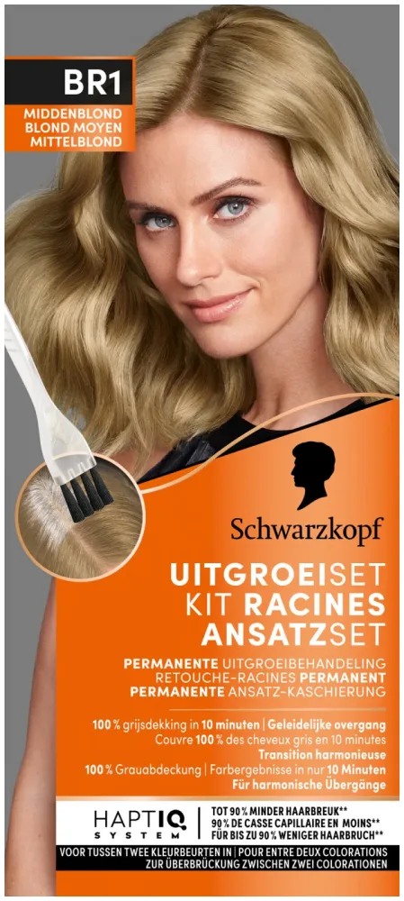 Schwarzkopf Ansatzset Ansatz-Kaschierung BR1 Mittelblond