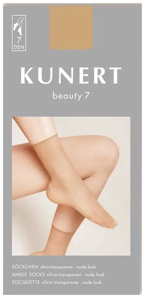 Kunert Beauty 7 Damen Fein Socken / Söckchen Cashmere 39/42