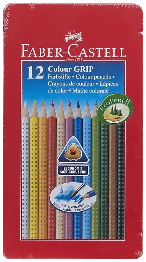 Faber Castell Faber-Castell Farbstift Colour Grip (12 Stück)