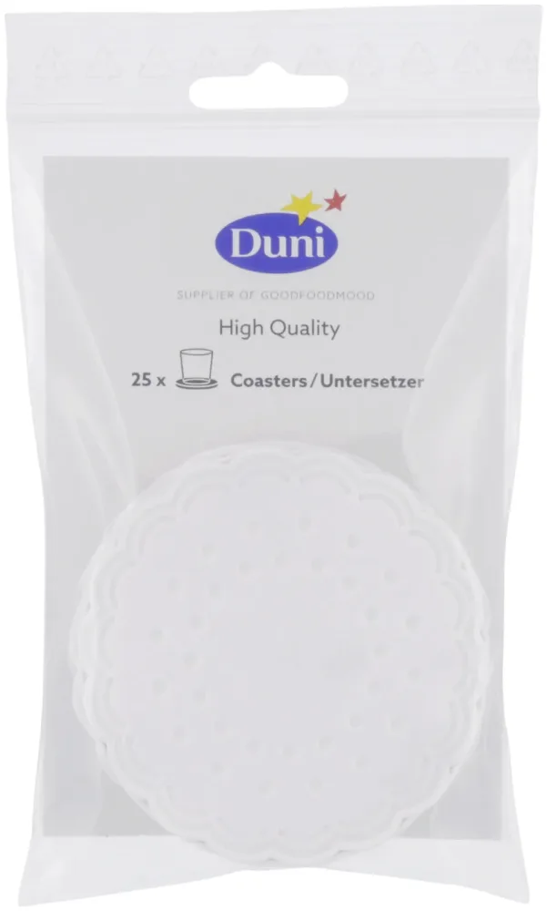 Duni Untersetzer weiss