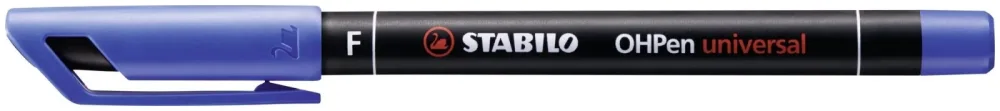 Stabilo Folienschreiber OHPen permanent fein blau