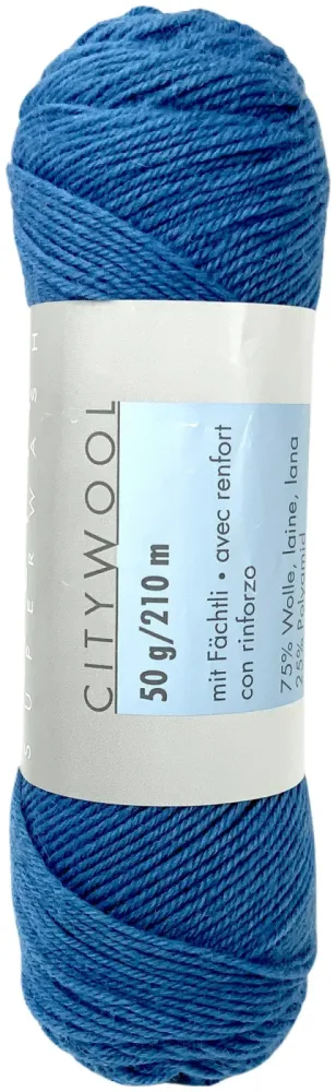 Coop City-Wool Alfa 134 Sockenwolle jeansblau 50g