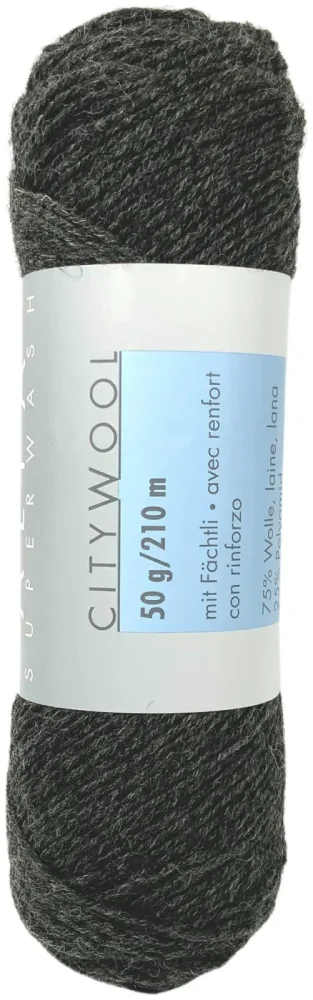 Coop City-Wool Alfa 51 Sockenwolle anthrazit 50g