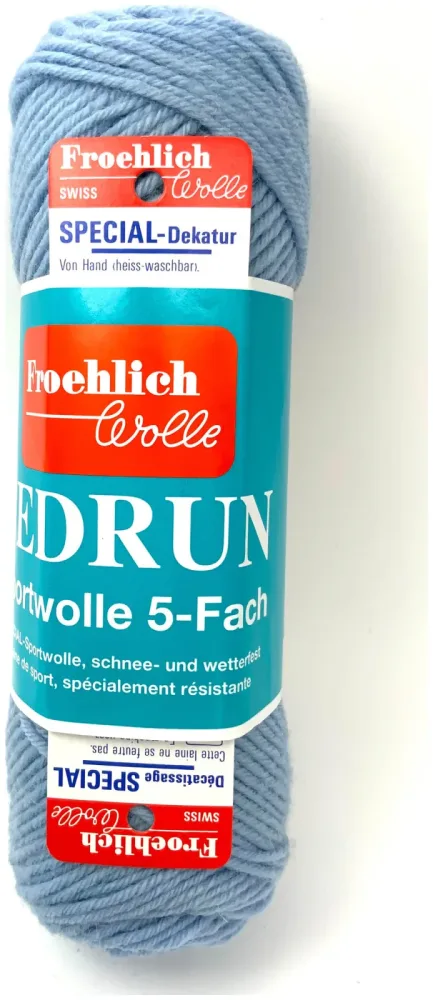 Froehlich Sedrun 5525 Sportsockenwolle hellblau 50g