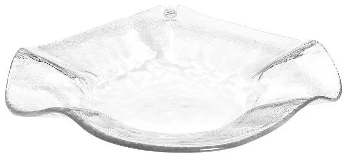 Hergiswiler Glas Hergiswil Teller Wellenrand 26.5cm