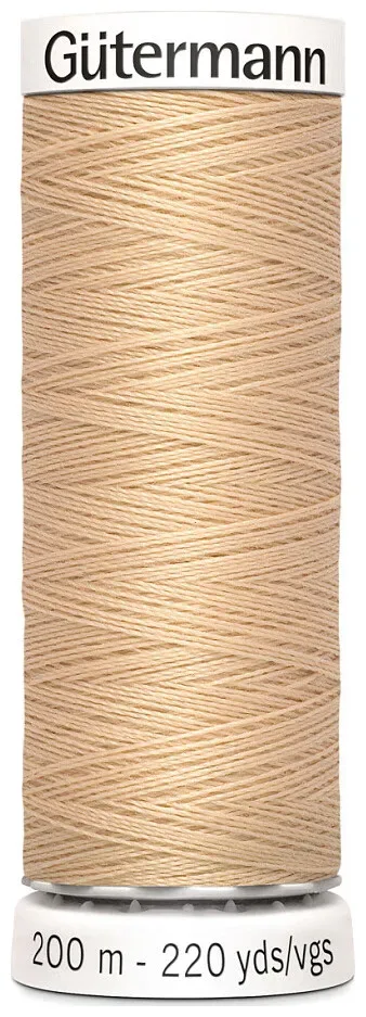 Gütermann Nähfaden Allesnäher 200 m hellbeige 0421