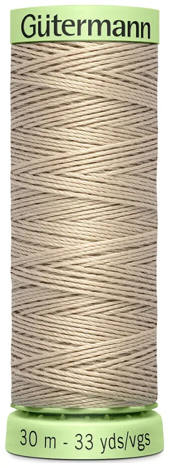 Gütermann Nähfaden Zierstich beige 0722 30 m