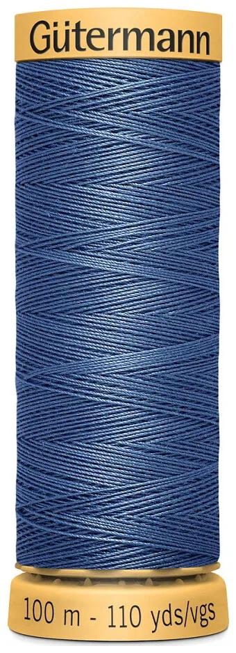 Gütermann Nähfaden Baumwolle 100 m mittelblau 5624