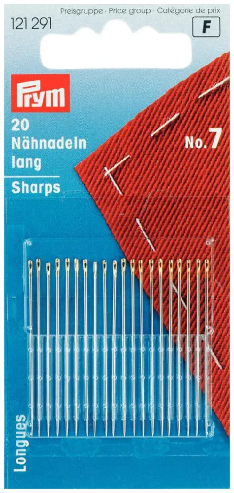 Prym Nähnadeln lang Nr. 7 0.70 x 38 mm 20 Stk.