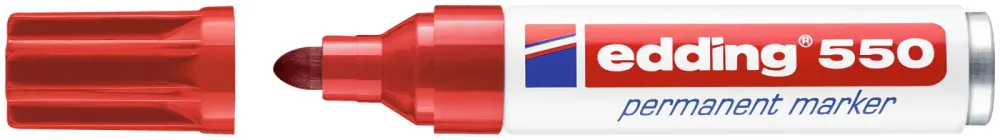 edding Permanentmarker 550 rot