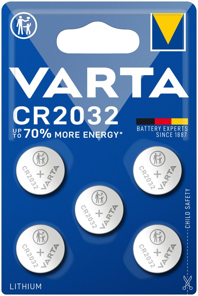 Varta Knopfzellen Cr2032 5 St.