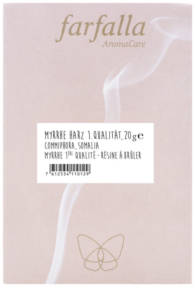 farfalla Myrrhe Harz, 1. Qualität 20g