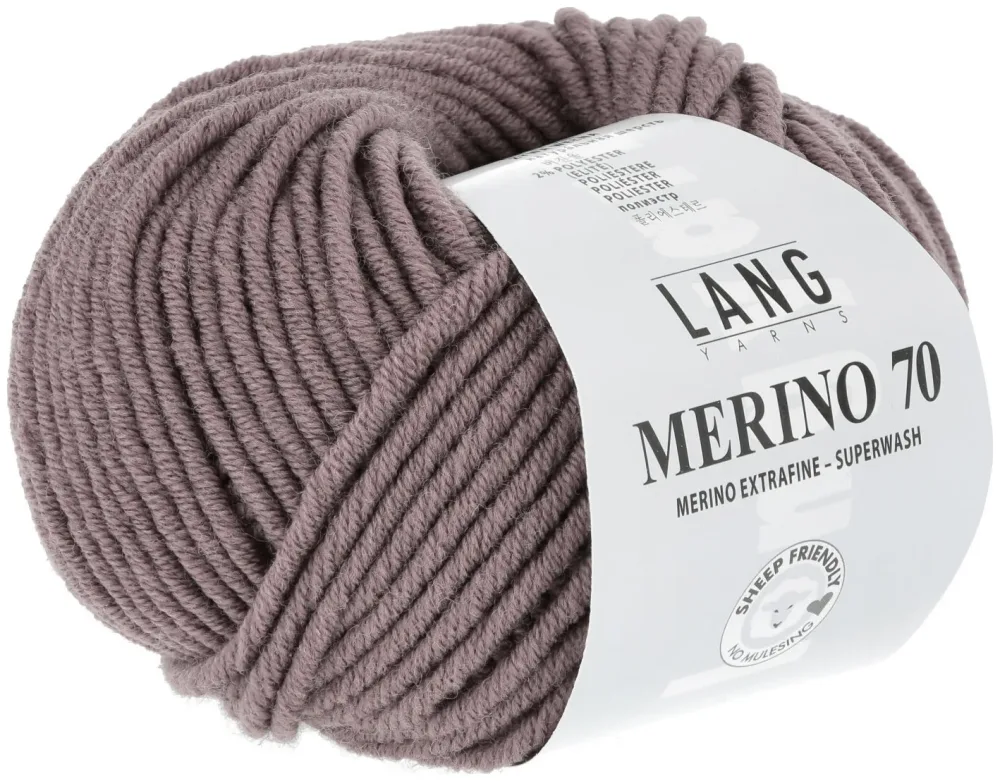Lang Strickg. Merino 70 248 altrosa 50g