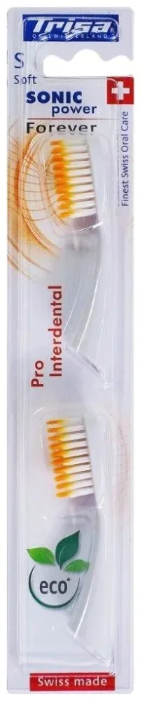 Trisa Sonicpower Ersatz Aufsteckbürsten Pro Interdental soft 2 Stück