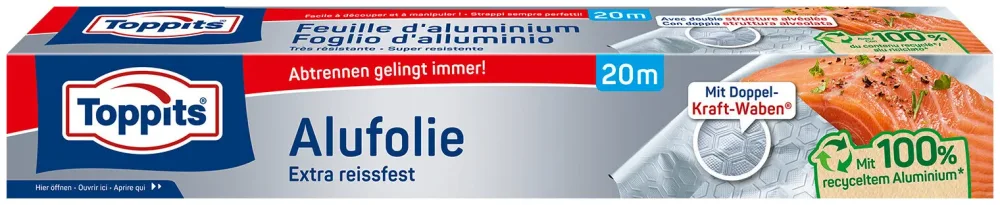 Toppits AluminiumFolie 20m x 29.5cm