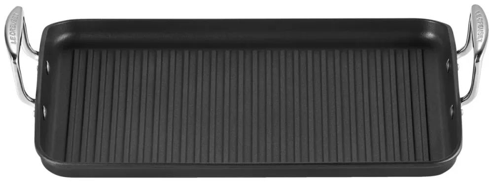 Le Creuset Aluminium-Antihaft Grillplatte mit Rill