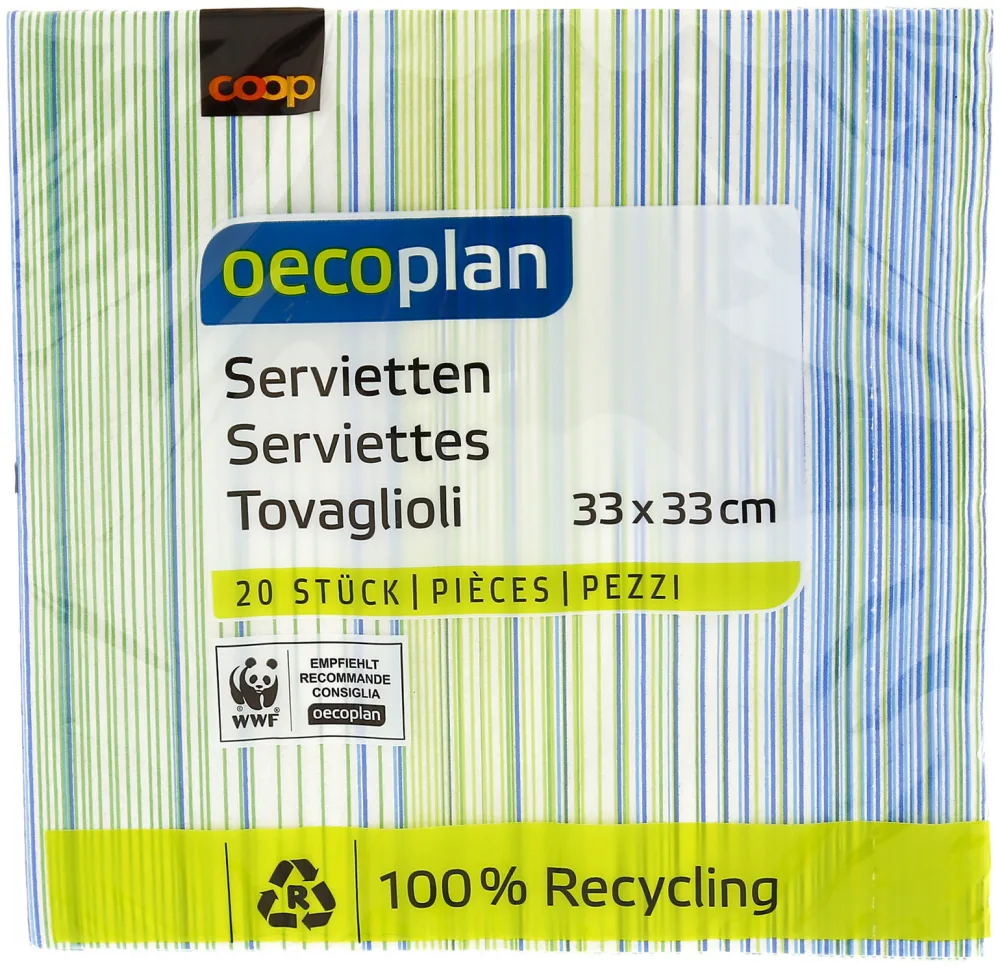 Oecoplan Servietten ColourLine 33cm 20 Stück