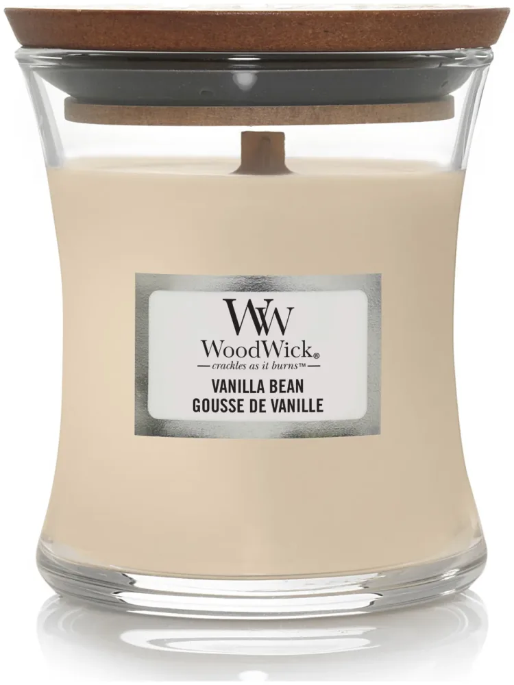 WoodWick Duftkerze Vanilla Bean Mini Jar