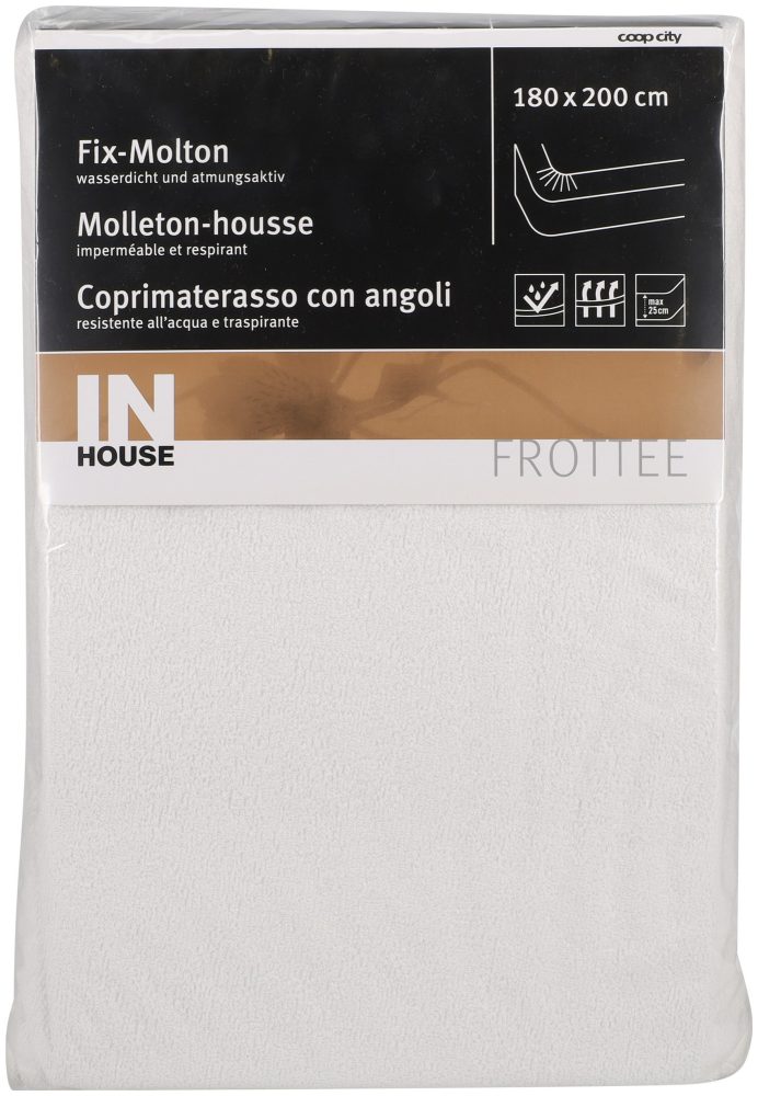 Inhouse Molton Frottee180x200cm
