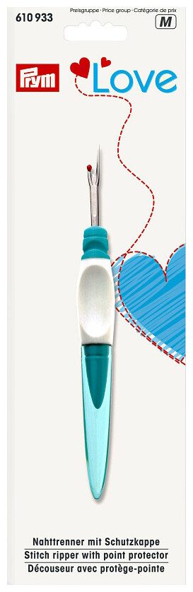 Prym Love Nahttrenner ergonomic klein, t&uuml;rkis Karte 1 Stk.