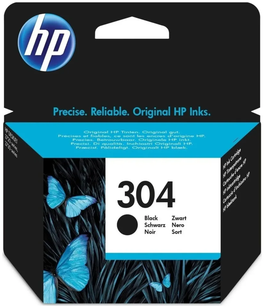 Hp Patrone 304 schwarz N9K06Ae