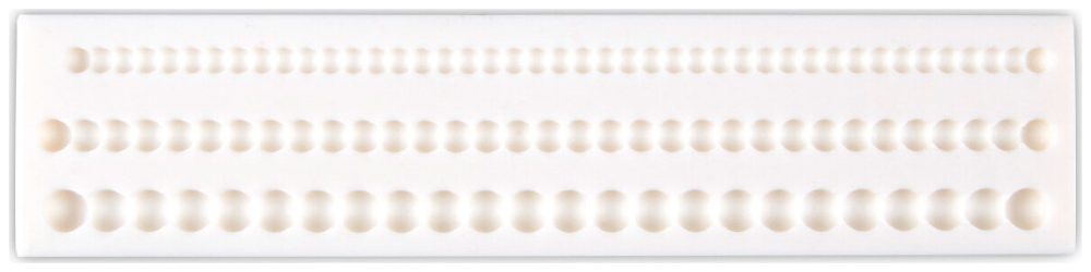 Städter Deko-Flex-Model Perlenketten 18 cm Weiß