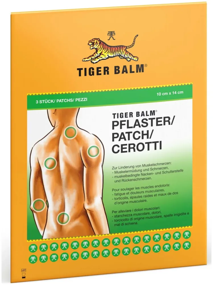 Tiger Balm Muskelverspannungen Pflaster 3 Stück