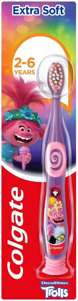 Colgate Trolls / Minions 2-6 Jahre Extra Weich Kinder-Zahnbürste
