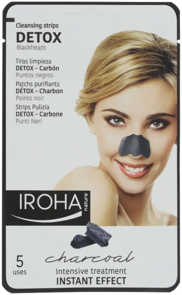 Iroha Charcoal Nose Strips Deep Pore Cleansing