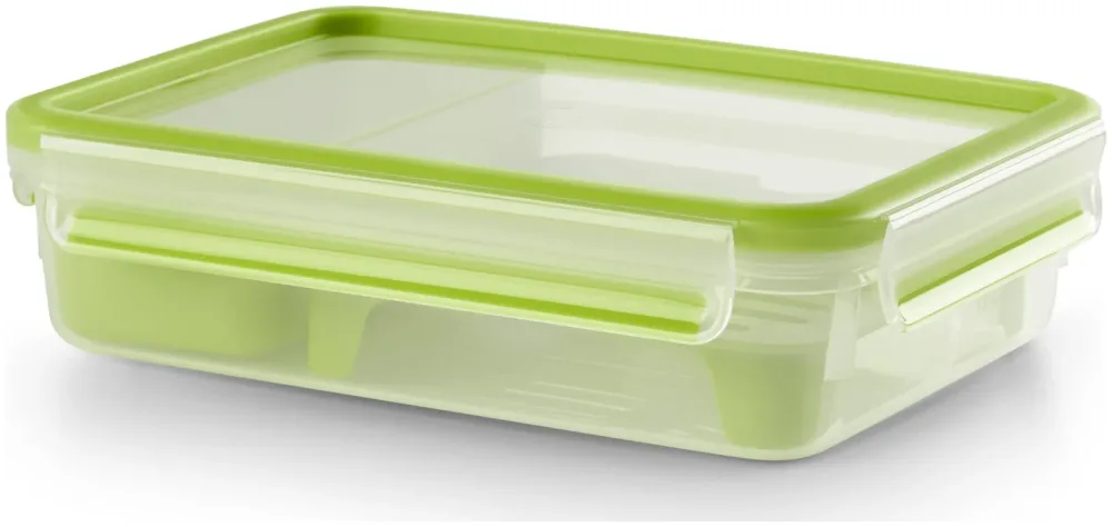 Emsa - Snackbox Clip&Go 1.2 l, 1.2L, Grün