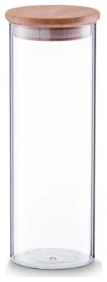 Zeller Vorratsglas mit Bambusdeckel 1600ml