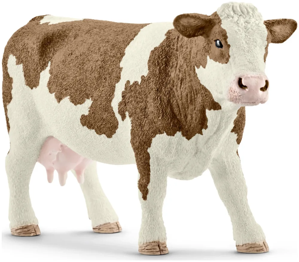 schleich Farm World 13801 Fleckvieh-Kuh